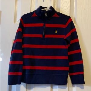 Boy Polo Ralph Lauren Ruby Striped Sweater